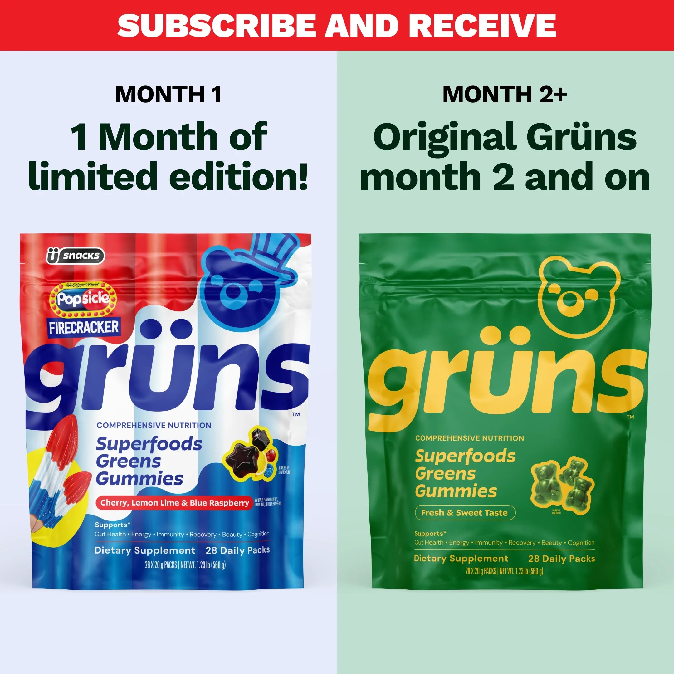 Popsicle® Firecracker Grüns - Simple Start Bites