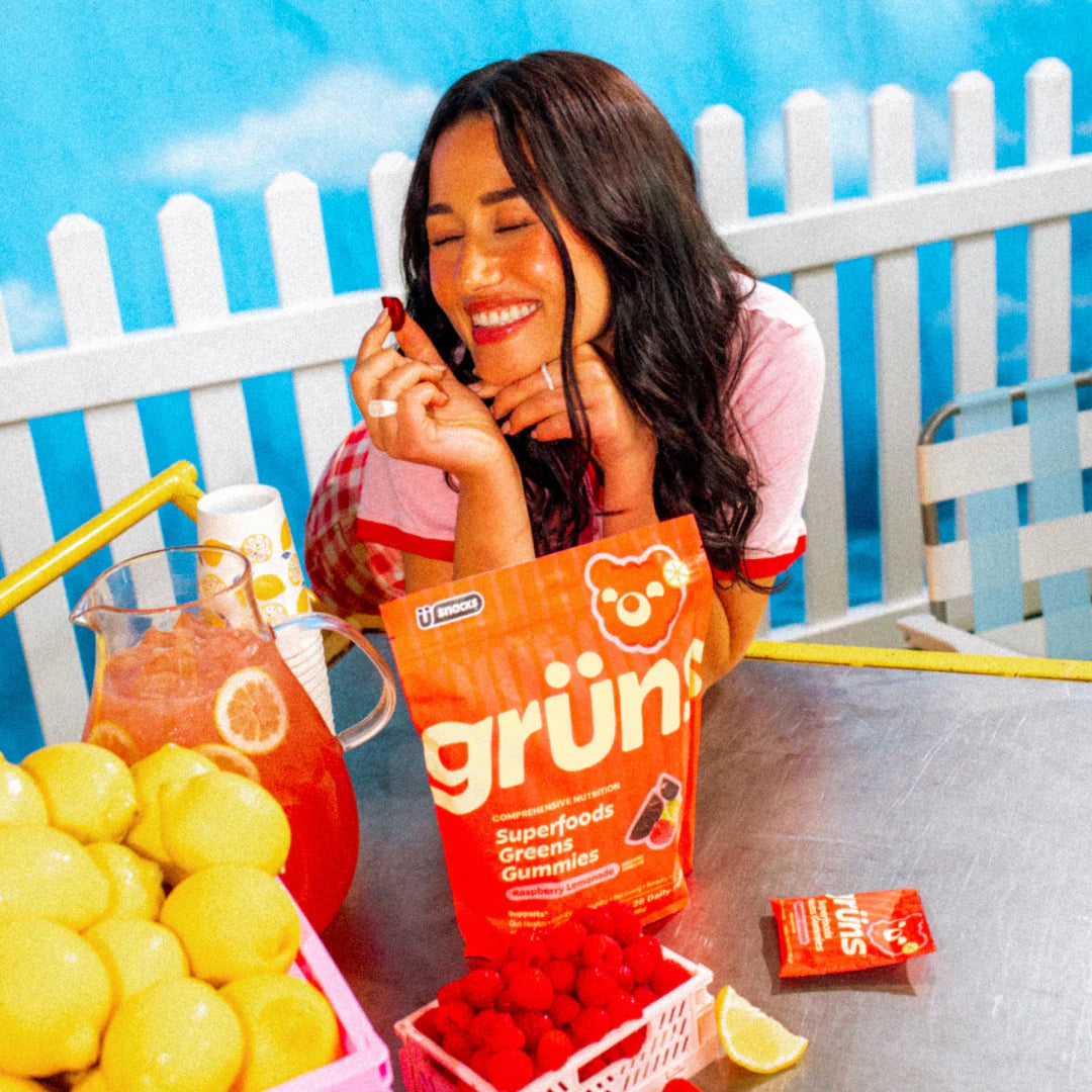 Grüns Raspberry Lemonade - The Morning Superfoods