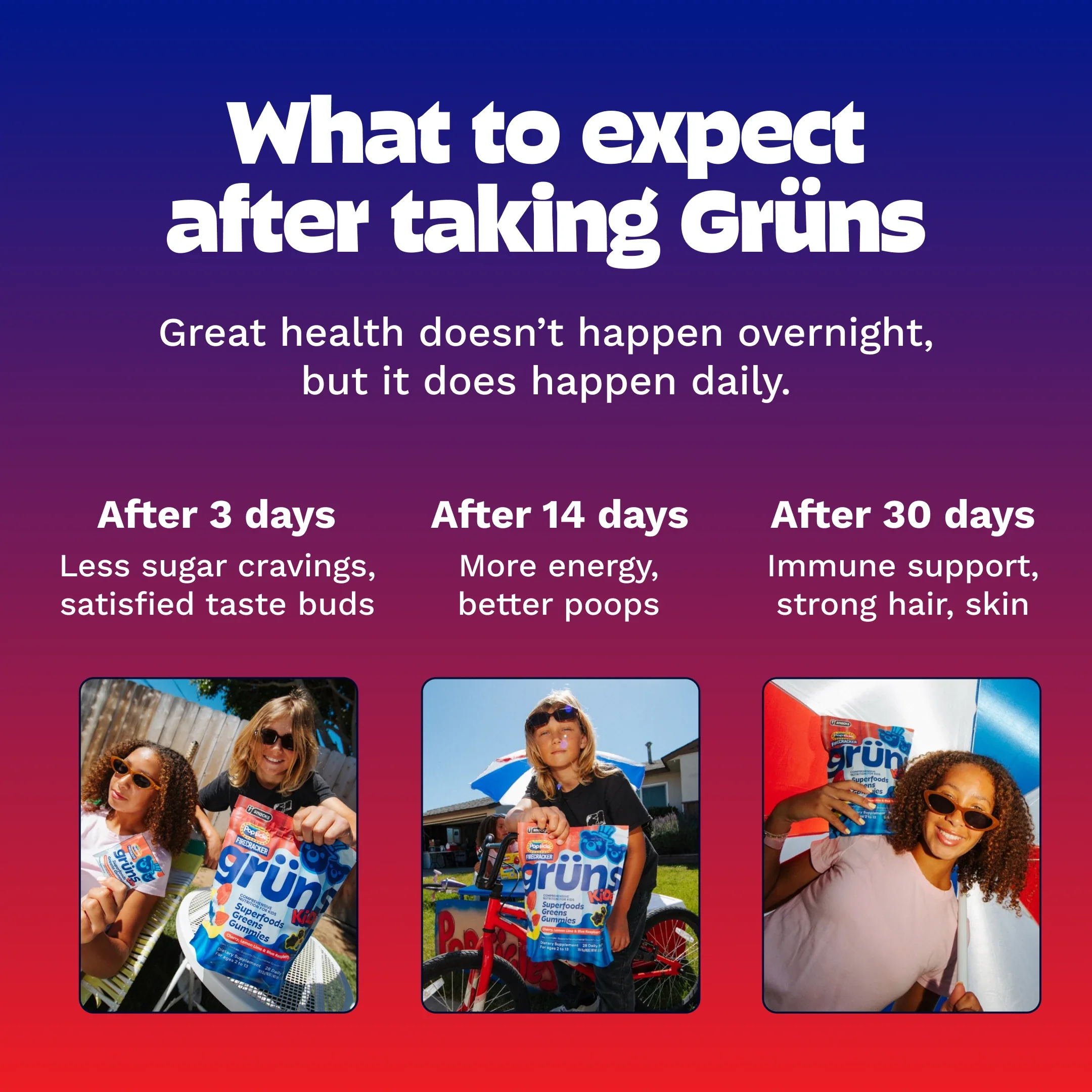 Popsicle® Firecracker Grüns Kids - Fresh Greens Upgrade