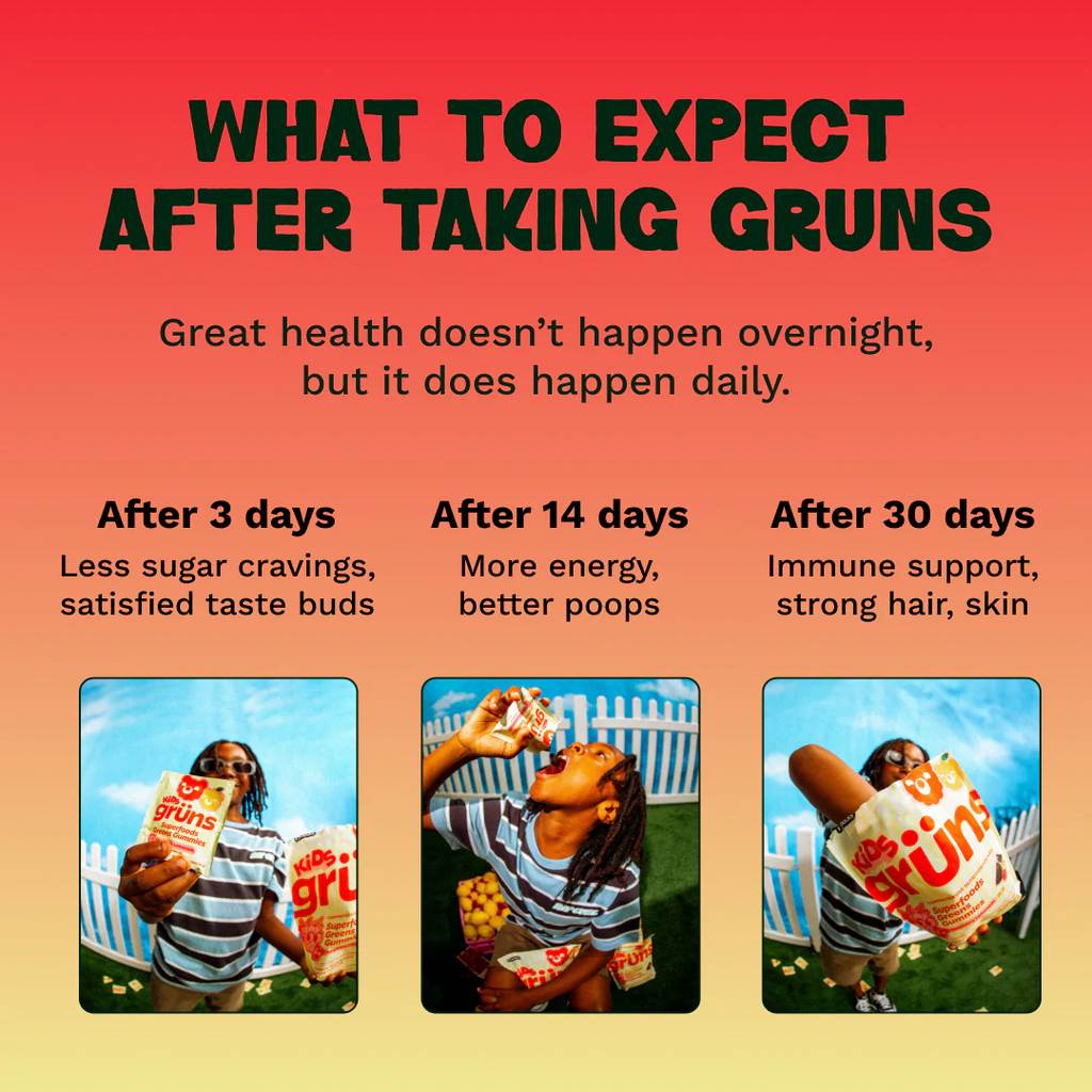 Grüns Kids Raspberry Lemonade - Tasty Daily Nutrition