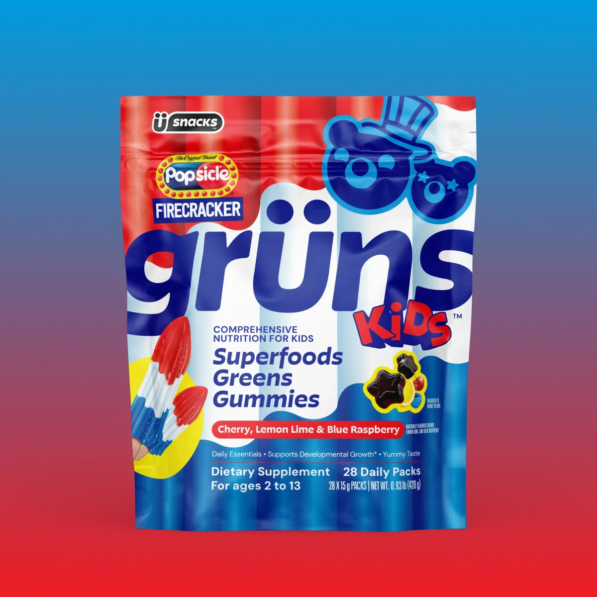 Popsicle® Firecracker Grüns Kids - Fresh Greens Upgrade